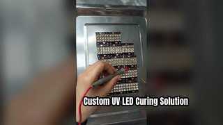 Kundenspezifisches Drucken und Aushärten von 30°-LED-Modulen